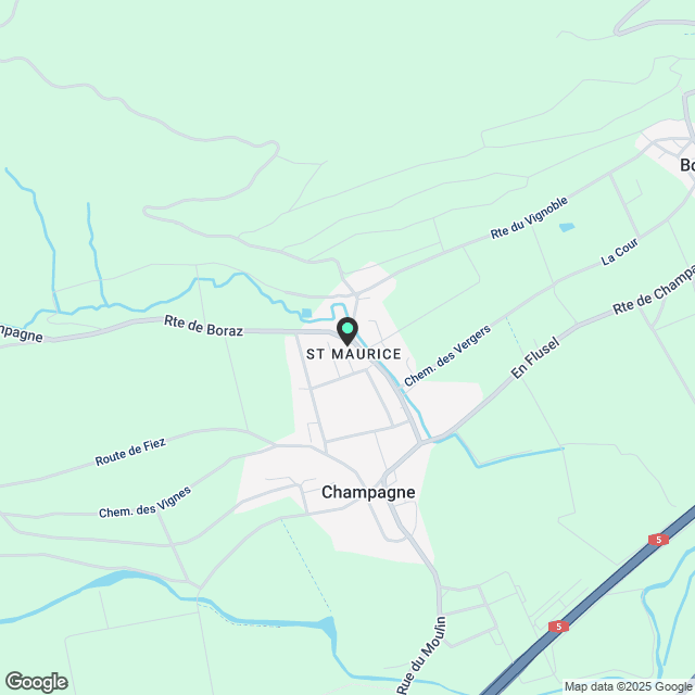 Neubau - Apartment/Duplex mit 2 Innenparkplätzen zur Miete in Champagne - Karte