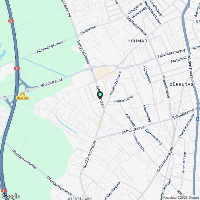 Exklusive 3.5-Zimmer-Neubauwohnung mit luxuriöser Aussstattung - Karte