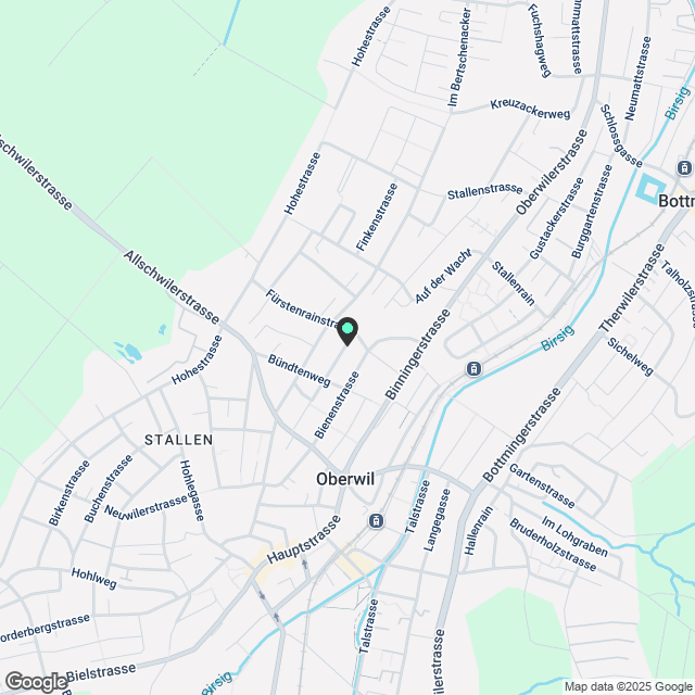 Charmante Duplex-/Maisonette-Wohnung in Oberwil mit Carport und Aussicht - Karte