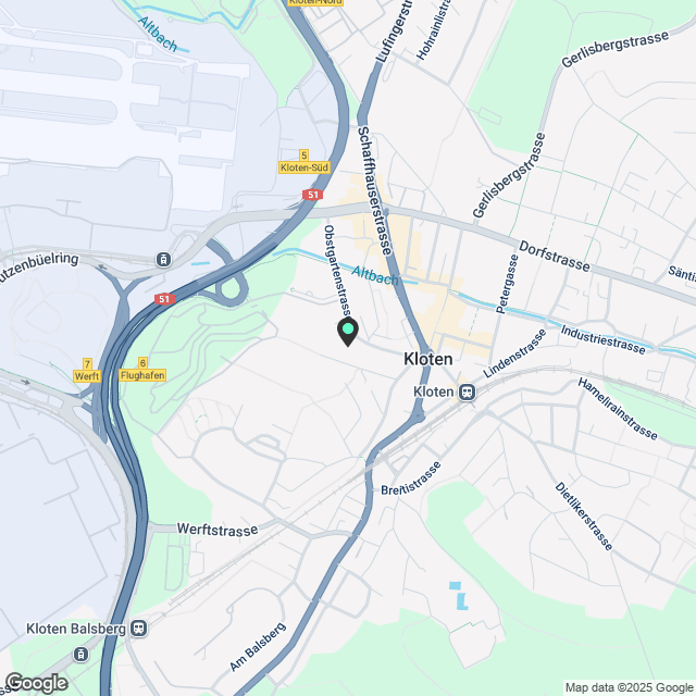 Moderne 2.5-Zimmer-Neubau-Wohnung in Kloten mit Minergie-Standard - Karte