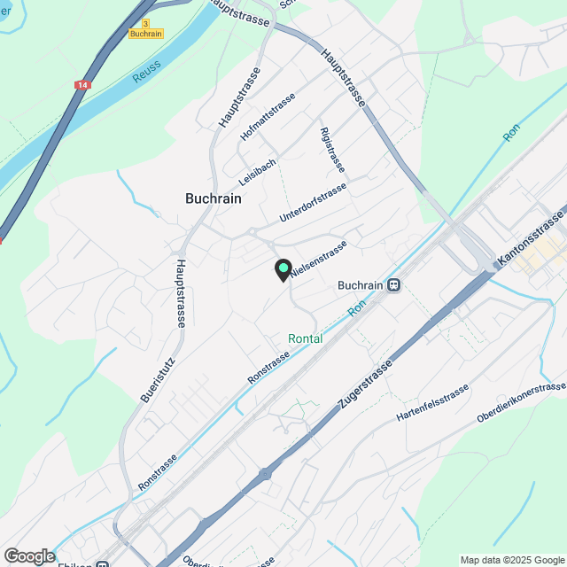 Moderne 2.5-Zimmer-Wohnung in Buchrain - Karte