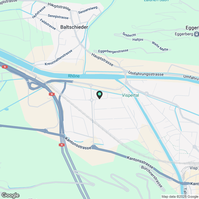 Moderne 4.5-Zimmer-Neubau-Wohnung mit Balkon in Visp - Karte