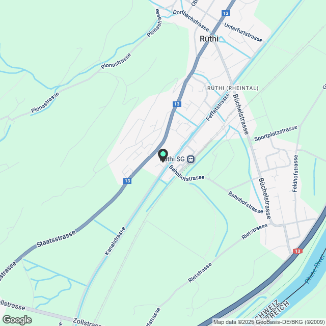 Erstbezug Moderne 4.5-Zimmer-Wohnung in Rüthi (Rheintal) - Karte