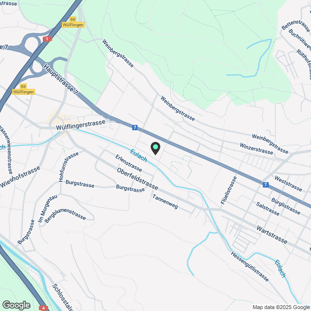 Grosszügige Wohnung im Grünen - Karte