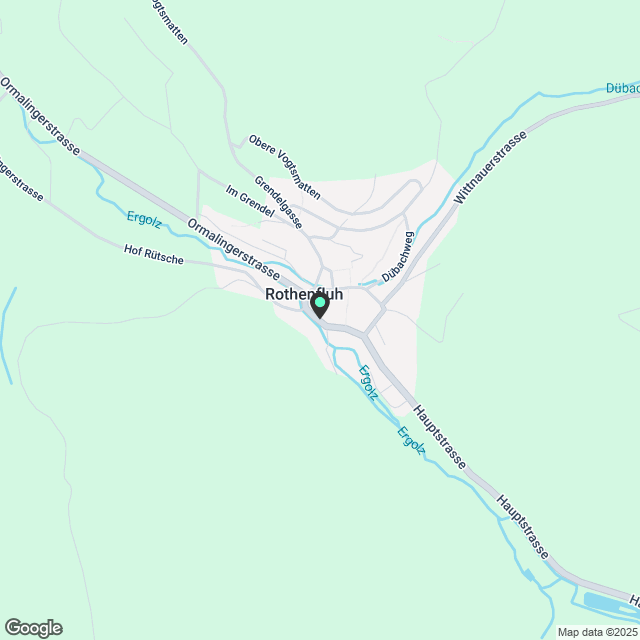 Moderne 2.5-Zimmer-Wohnung in Rothenfluh - Karte