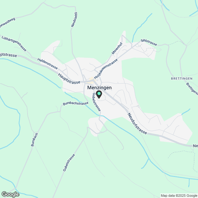 5.5 Zimmerwohnung in Menzingen, Kanton Zug - Karte