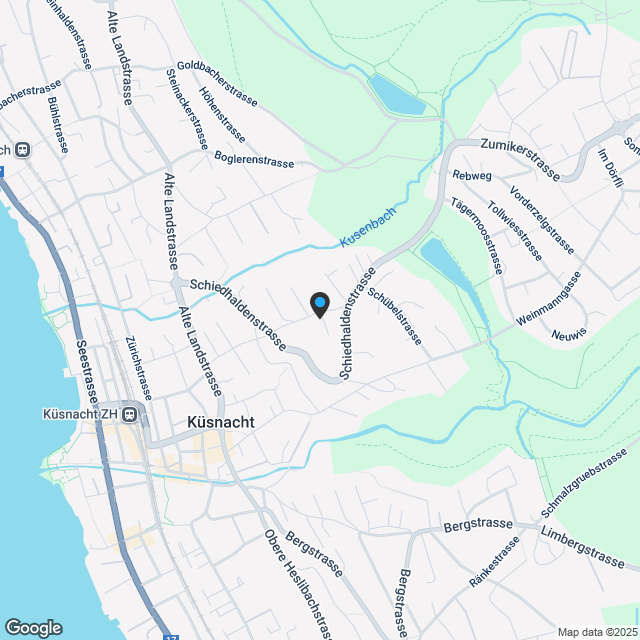 Wohnen in Küsnacht - Karte