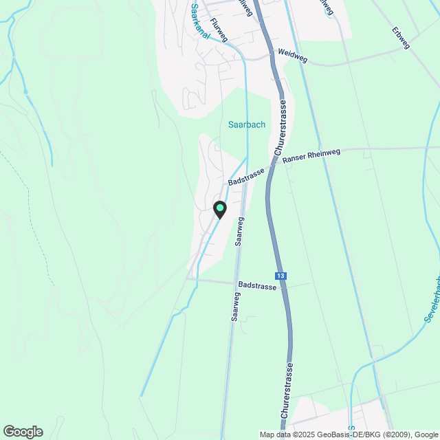 WG Zimmer in Sevelen SG - Karte