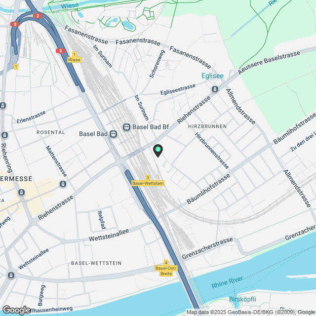 Nachmieter/in gesucht ? moderne 2.5-Zimmerwohnung in Basel a - Karte