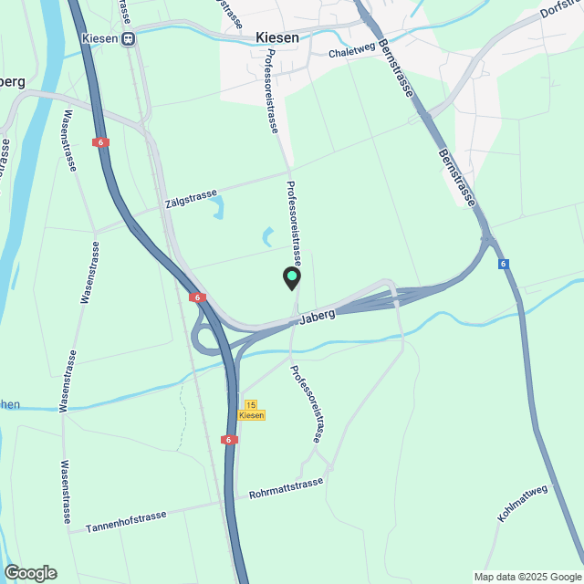 Moderne 3.5-Zimmer-Wohnung in Kiesen mit Minergie-Standard - Karte