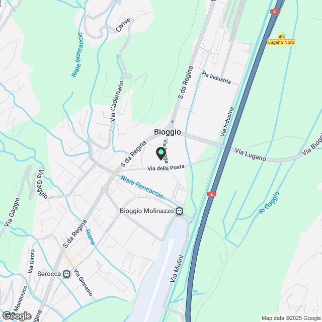 Moderno 2.5 locali in affitto a Bioggio - Karte