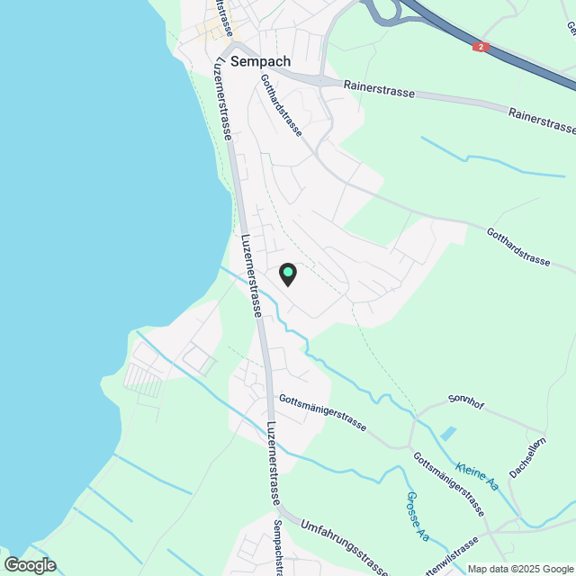 2 Zimmer-Wohnung (Sempach) - möbiliert zu vermieten (mind. 12 - 18 Monate evtl. länger) - Karte