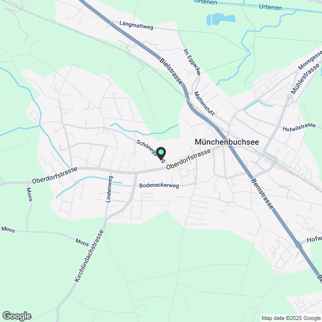 1.0 Zimmerwohnung in Mücnhenbuchsee - Karte