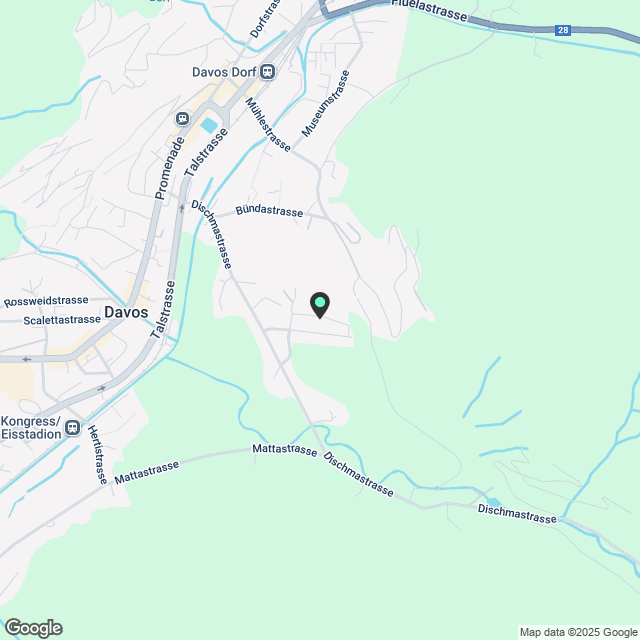 Erstbezug: Grosszügige 5.5-Zimmerwohnungen im 2. OG in Davos Dorf - Karte
