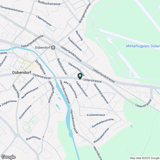 Erstbezug moderner Neubauwohnungen an zentraler Lage in Dübendorf - Karte