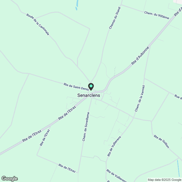 Wunderschöne 3.5-Zimmer-Wohnung, komplett neu, im 1. Stock - Objekt Nr. 8 - Route de Saint-Denis 3 - Senarclens - Karte