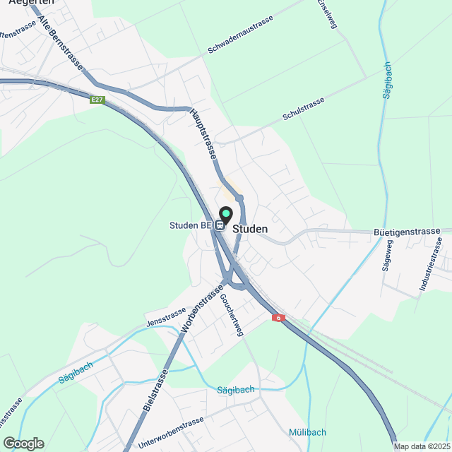 Schöne, zentral gelegene 2½-Zimmerwohnung im Erdgeschoss - Karte