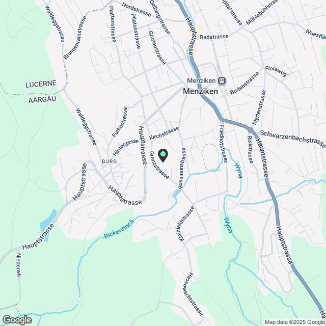 Neubau Wohnung Menziken Hamburgpark - Karte