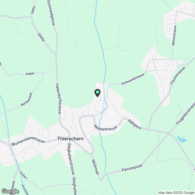 Moderne 3.5-Zimmer-Wohnung in ruhiger Neubauanlage in 3634 Thierachern - Karte
