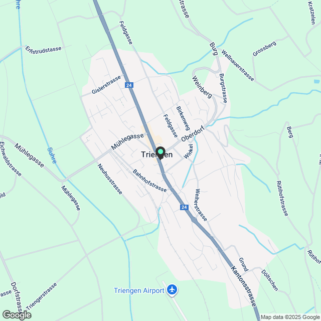 Moderne 4.5-Zimmer-Wohnung in Triengen mit Balkon und Parkplatz, Erstbezug nach Renovation - Karte