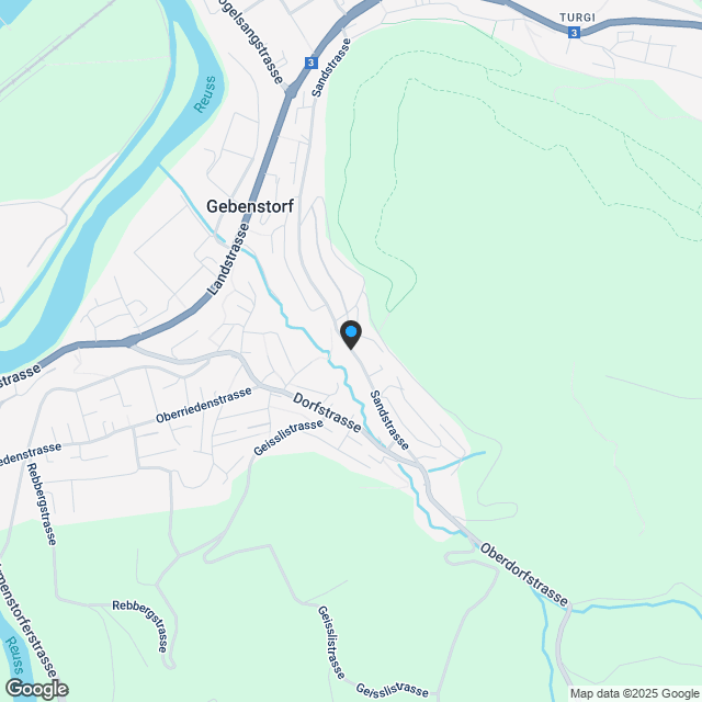 Helle 4.5-Zimmer-Terrassenwohnung in Gebenstorf - Karte