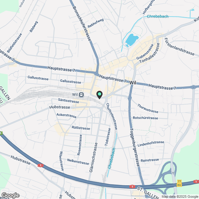 2.5-Zi. Wohnungen im Neubau "Perronimo" in Wil - Karte