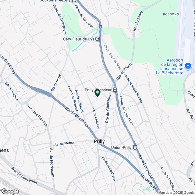 Appartement in Prilly - Karte
