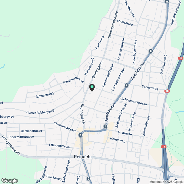 Moderne 2.5-Zimmer Wohnung in Reinach BL - Karte