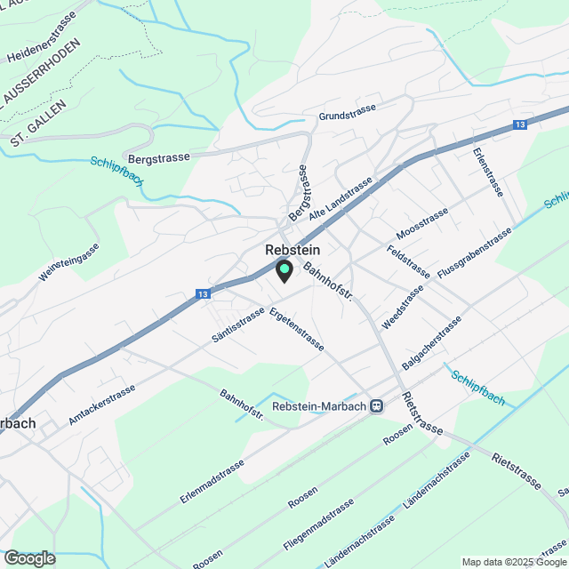 Moderne 4.5-Zimmer-Terrassenwohnung in Rebstein - Neubau 2023 - Karte