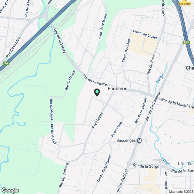 Zu vermieten in Ecublens - 2 umbaubare Bereiche für Restaurant in einer neuen Residenz - 125 und 159 m² - zusammen oder getrennt - Karte