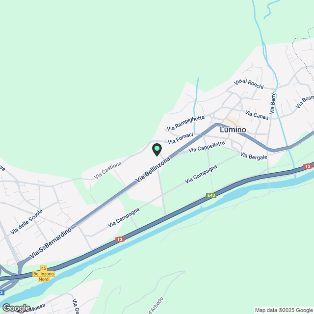 ELEGANTES 2.5-ZIMMER-WOHNUNG MIT TERRASSE IN LUMINO (TI) - Karte