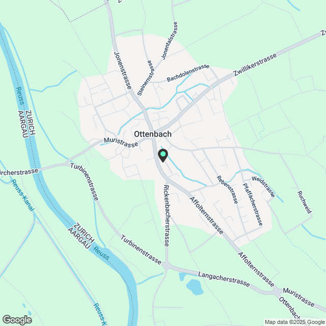 Moderne 2.5-Zimmer-Wohnung in Neubau - Ottenbach - Karte