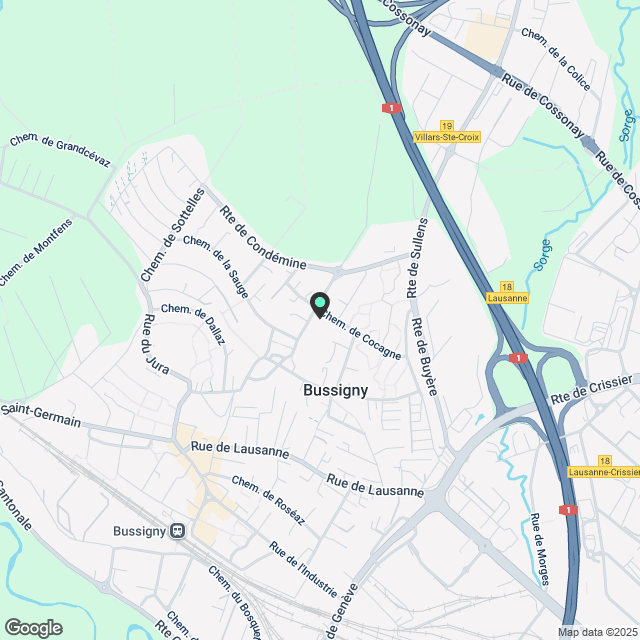 Wohnung mit 2.5 Zimmern, 2. Stock, ca. 73 m2 - Karte