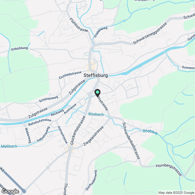 Moderne 3.5-Zimmer-Wohnung mit Balkon in Steffisburg - Karte