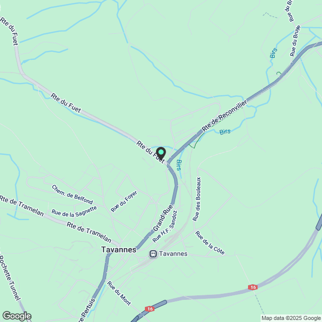 Charmantes 3,5-Zimmer-Wohnung in Tavannes - Karte