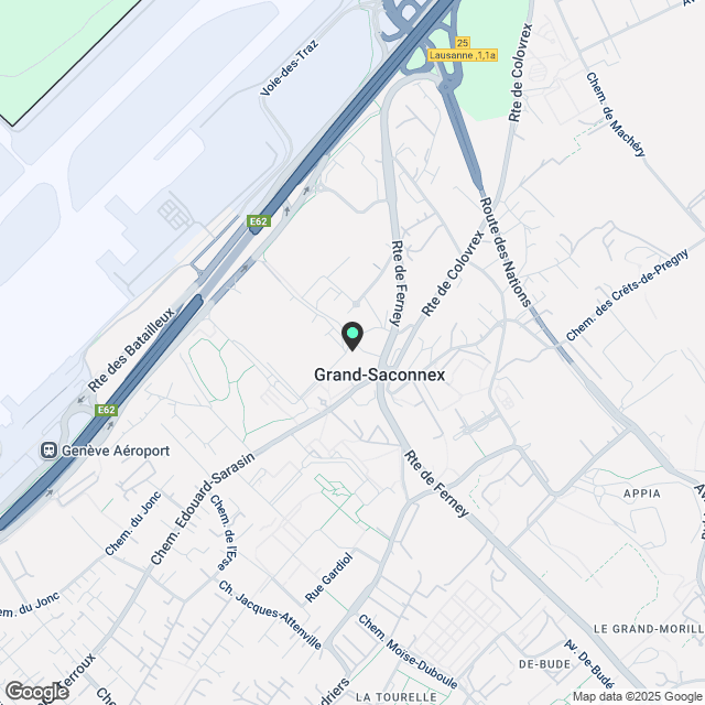 Renoviertes Studio in der Nähe von Nations, Palexpo und Genf Flughafen - Karte