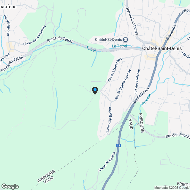 Doppeleinfamilienhaus | 1618, Châtel St Denis - Karte