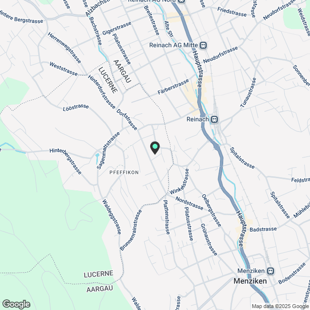 Doppeleinfamilienhaus mit Terrasse , Balkon und Garten - Karte