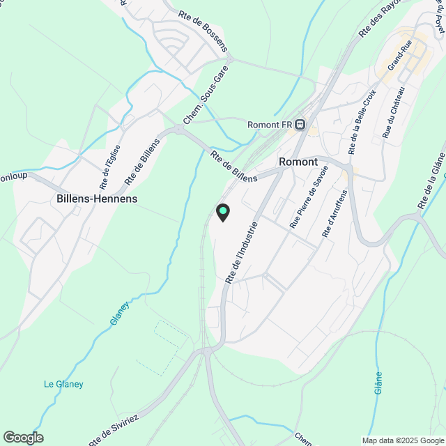 Schönes 3,5-Zimmer-Neuapartment in Romont - Karte