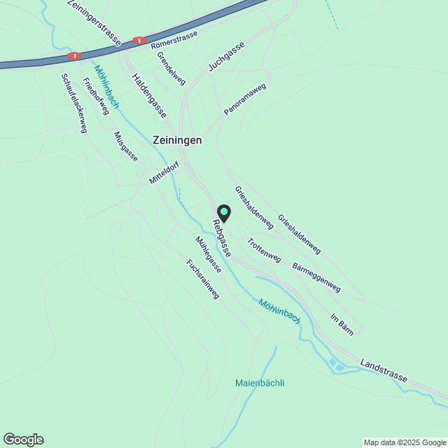 Moderne 3.5-Zimmer-Wohnung mit Terrasse in Zeiningen - Karte