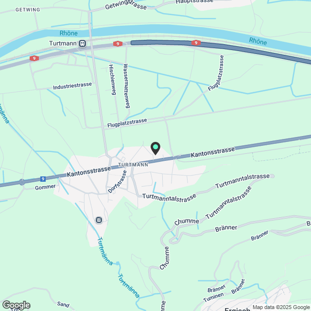 Turtmann - Erstbezug - 4.5 Zimmerwohnung zu vermieten - Karte