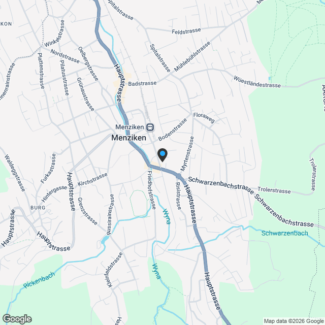 RISI² - Neubauwohnungen im Herzen von Menziken - Karte