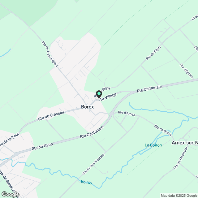 Dachgeschoss mit 3 Zimmern in Borex! - Karte