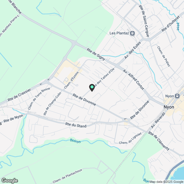 Dachterrasse: möblierte Wohngemeinschaft mit 4 Zimmern in Nyon - Karte