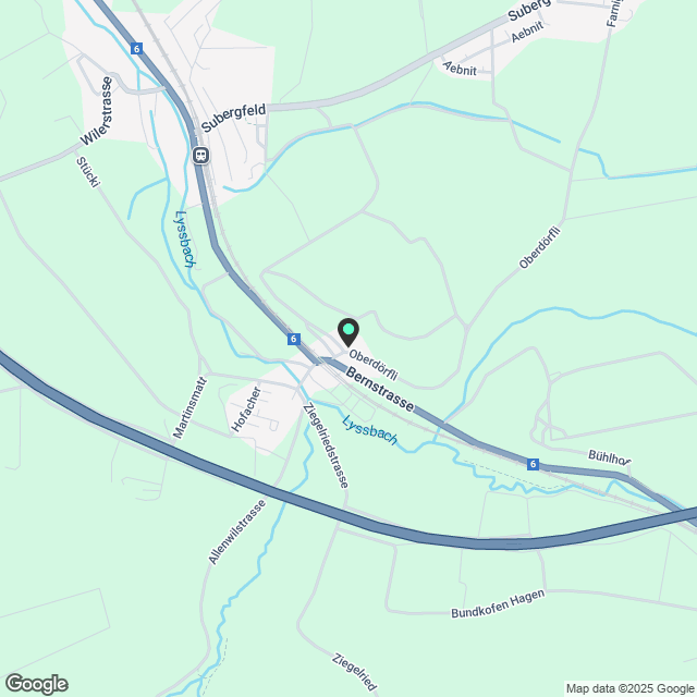 Moderne 4.5-Zimmer-Wohnung in ruhiger Lage in Suberg - Karte