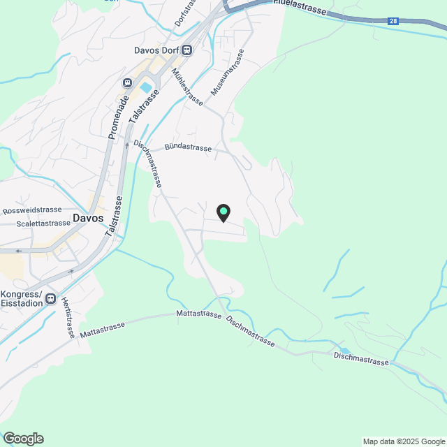 Erstbezug: Grosszügige 5.5-Zimmerwohnungen im 1. OG in Davos Dorf - Karte