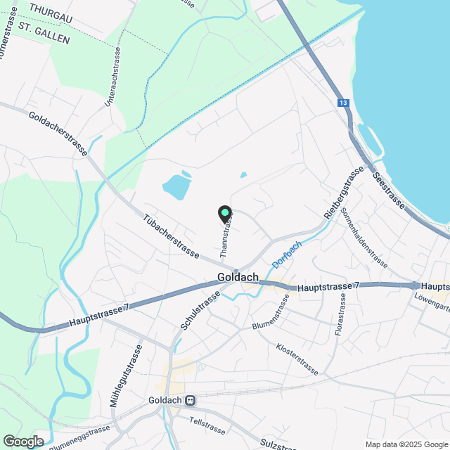 Letzte 2.5-Zimmer-Wohnung: Modern sanierte Mietwohnungen in Goldach - zentral und ruhig wohnen - Karte