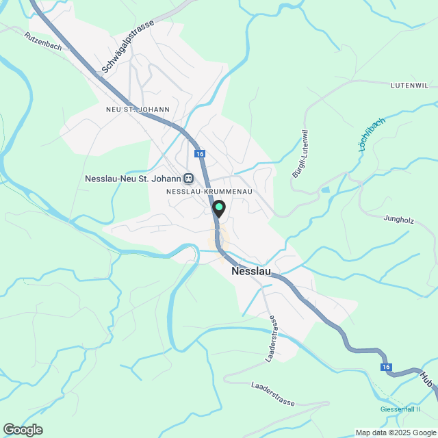 Neubauwohnung Krone Nesslau 4 1/2 Zimmer - Karte