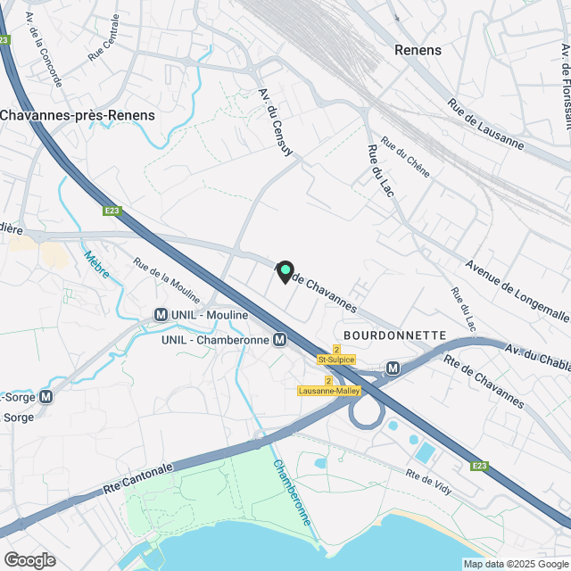 Superbes Dachgeschoss Neubau mit Panoramablick - Karte