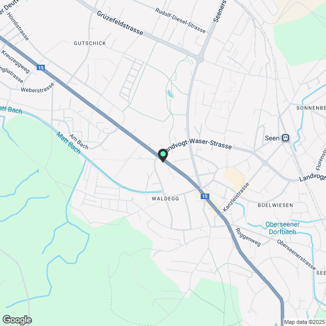 Erstvermietung in Winterthur-Seen - Karte